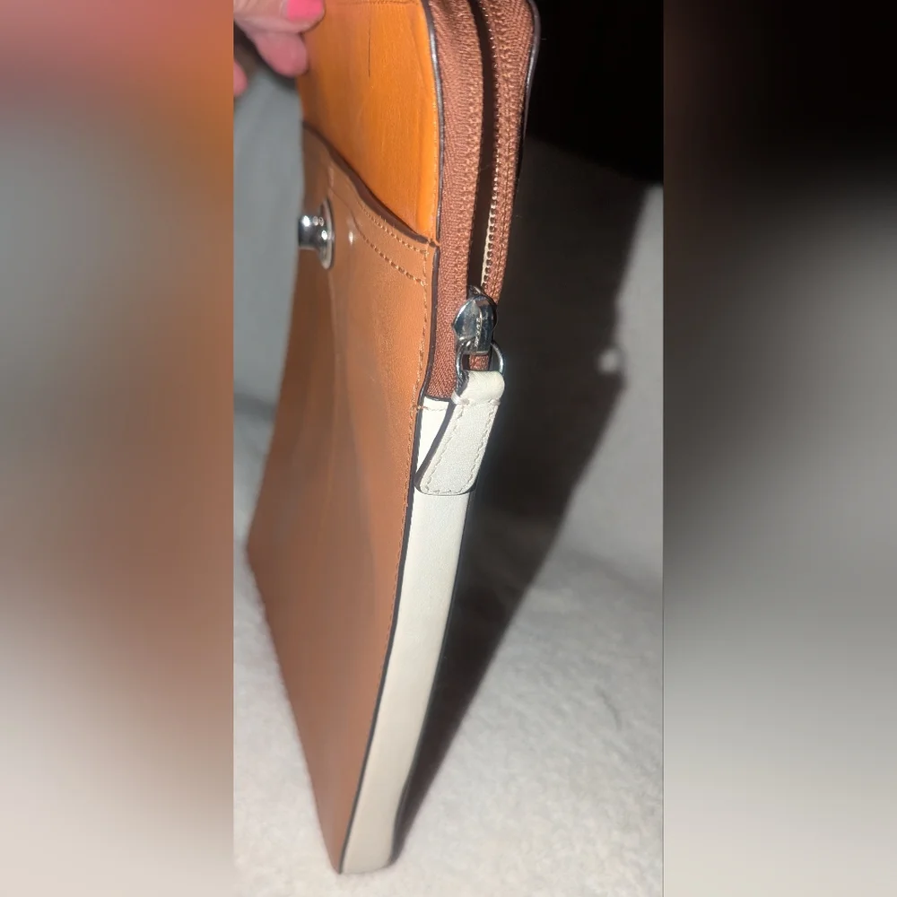 Vintage Coach Brown Leather Laptop Bag